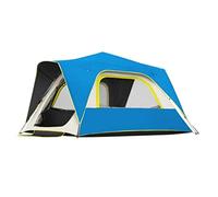 Camping Hiking Tent Automatic Pop Up Camping Tent With Double Layer Waterproof For Family Hiking Outdoor Tent(Blue,240 * 240 * 152CM)