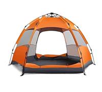Camping Hiking Tent Camping Tent Pop Up Camping Tent Automatic Portable Dome Double Layer Tent For Hiking(Orange,270 * 240cm)