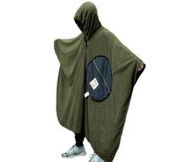 Camping Hooded - Portable Fleece Poncho, Wind Outdoor | Multi-purpose Camping Sleeping Bag, Portable Stadium Equipment, Ponk