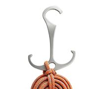Camping Hooks Stainless Steel Cooking Utensils Hook | Outdoor Camp Lamp Hangers for Campers Fishermen Anglers Bird Watchers Campsite Fishing Backyard Backpacking Hiking