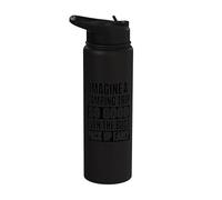 Camping Humor Bugs Outdoors Stainless Steel Insulated Water Bottle