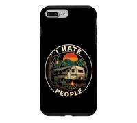 Camping I Hate People Funny Trailer Awning Badge Humor Case for iPhone 7 Plus/8 Plus
