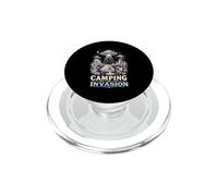 Camping Invasion UFO Desert PopSockets PopGrip for MagSafe