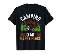 Camping Is My Happy Place T-Shirt