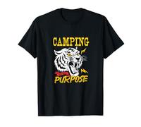 Camping is My Purpose Adventure Outdoor Passion Lifestyle T-Shirt
