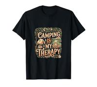 Camping is My Therapy Camping Outdoor T-Shirt