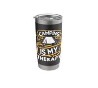 Camping is My Therapy Stainless Steel Insulated Tumbler