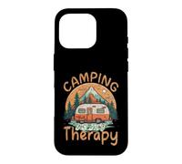 Camping Is My Therapy Summer Vacation Family Matching Funny Case for iPhone 16 Pro