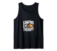 Camping is My Therapy Tent Outdoor Camping Life Tank Top