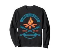 Camping Is The Answer For Outdoor Adventure Enthusiasts Sweatshirt