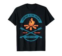 Camping is The Answer for Outdoor Adventure Enthusiasts T-Shirt