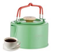 Camping Kettle | 1100ml Stainless Steel Coffee Pot,Camping Pot With Anti Burn Handle - For Coffee, Open Fire, Campfire, Outdoor Picnic And