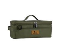 Camping Kitchen Organizer - Camping Organizer Dirt-Resistant Cookware Bag, With Pockets Protective | Portable with Handle Campings Accessories For Picnic Campings Barbecue, Army Green, Se référer au