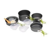 Camping Kitchen Set, Outdoor Travel Kitchen Set, Outdoor Stackable Pans with Handle for Camping Travel Survival Hiking Picnic Dormitory Activity