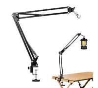 Camping Lamp Holder - Outdoor Lantern Holder with Folding Stand - Versatile Lantern Holder for Backpack Hiking Fishing