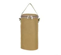 Camping Lantern and Gas Tank Storage Bag with Secure Zipper and Adjustable Carry Strap, Made from Tear Resistant Nylon for Outdoor Use (Yellow S)