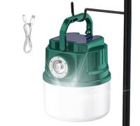 Camping Lantern - LED Solar Camping Wind Up Lantern | Portable Hiking Flashlight Solar Powered Landscape Lamp for Home Use, Nomad Glow Hiking Lamp, Hand Solar Camp Light for Home