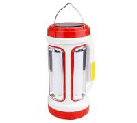 Camping Lantern, Multifunctional Waterproof Portable Solar Powered LED Light for Hiking Camping Travel