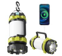 Camping Lantern Rechargeable, Alpswolf Led Lantern Camping Flashlight with 4000 Capacity, 6 Modes, IPX4 Waterproof, Portable Rechargeable Lanterns for Power Outage, Hiking Hurricane Outdoor