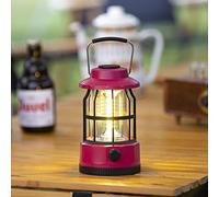 Camping Lantern Rechargeable USB Camping Light with Dimmer Switch, Waterproof Portable LED Tent Light Camping Lamp for Camping, Emergency, Fishing, Hiking, Power Cuts (Red A - 1pcs)