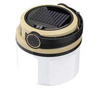 Camping Lantern | Solar Camping Lantern | LED Camping Light | Waterproof Lamp With 4 Light Modes | Ultra-Bright, Rechargeable And Portable For Hiking, Fishing, Hiking Or Hiking