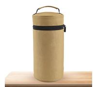 Camping Lantern Storage Bag - Heavy Duty Carry Bag for Lanterns and Camping Equipment | Lightweight Design, Waterproof Material, Perfect for Organizing Your Outdoor Gear, Beige/Yellow, Voir