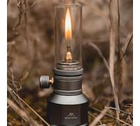 Camping Lantern With Empty Fuel Canister,Isobutane Gas Powered Camping Lantern Portable And Reliable Light Source,With Empty Fuel Tank Refillable（Only the lampshade）