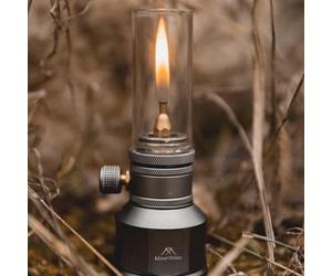 Camping Lantern With Empty Fuel Canister,Isobutane Gas Powered Camping Lantern Portable And Reliable Light Source,With Empty Fuel Tank Refillable（Only the lampshade）