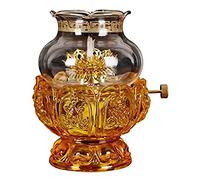 Camping Lanterns, 1 Lamp Lotus Zen Buddha Front Light Retro Lantern with Adjustment Wick Emergency Illumination