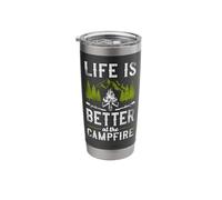 Camping Life is Better By The Campfire Stainless Steel Insulated Tumbler