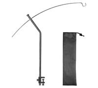 Camping Light Pole Stand | Foldable Lantern Hanger Rack Outdoor,Portable Camp Lamp Support Pole for Backpacking Barbecue Hiking Beach Campers Adults Tent Fishing