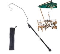 Camping Light Stand, Telescopic Adjustable Holder, Outdoor Lamp Post Mount, Multi Purpose Light Support, Easy to Use Design, Portable Campsite Accessory for Hiking and Night Fishing