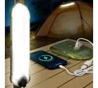 Camping Lights Rechargeable, 2000mAh Foldable LED Camping Light, 4 Modes IP66 Waterproof Portable Inflatable Light for Camping Indoor Outdoor Hiking Backpacking Fishing(1 Count)