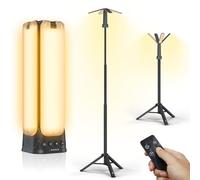 Camping Lights with Remote & Stand 6 Ft,14000 mAh Rechargeable Camping Lantern Tent Light, 6000 Lumen Magnetic Work Light,Portable Outdoor Light for Hiking,Camping,Emergency,Power Outages