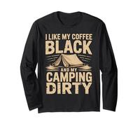 Camping Like My Coffee My Camping Funny Long Sleeve T-Shirt