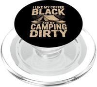 Camping Like My Coffee My Camping Funny PopSockets PopGrip for MagSafe