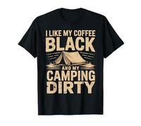 Camping Like My Coffee My Camping Funny T-Shirt