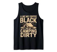 Camping Like My Coffee My Camping Funny Tank Top