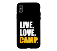 Camping - Live, Love, Camp Case for iPhone X/XS