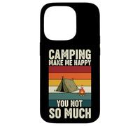 Camping Make Me Happy You Not So Much Case for iPhone 14 Pro