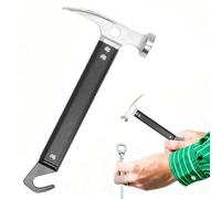 Camping Mallet, Tent Stake Peg Puller Hammer Remover Aluminum Alloy Mini Portable Outdoor Tool