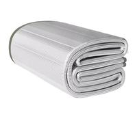 Camping Mat Aluminium, 9mm Aluminium Foil Double-Sided Camping Mat Insulating Foldable Multiple Sizes(1m x 2m)