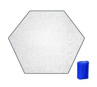 Camping Mat Aluminium Aluminum Foil Foam Mat Insulating Camping Moisture-Proof Waterproof Picnic(Color 3)