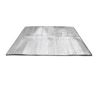 Camping Mat Aluminium Outdoor Double-sided Moisture-proof Aluminum Foil Foam Pad Waterproof and Insulating Mat(200x150cm)