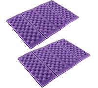 Camping Mat Folding Foam Sitting Pad Portable Seat Cushion Pinic Hiking Purple 2PCS Durable Garden Tools Durability and fashion