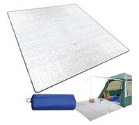 Camping Mat Made of Aluminium Foil,Waterproof Insulated Blanket, Ultralight Double-Sided Aluminium Sleeping Mat, Foldable Insulation Mat for Camping (200x150cm)