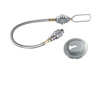 camping moon 9.8-inch Multi-Function Gas Hose for EN417 Lindal Valve Screw-on Type Canister and Device Z21-25