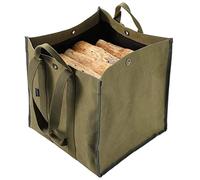 camping moon Firewood Log Carrier Tote Fire Wood Canvas BC-400 Khaki Durable Easy Carry