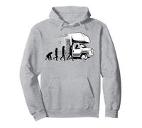 Camping Motorhome Evolution Camper Woman in Motorhome Pullover Hoodie