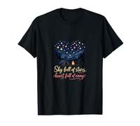 Camping Mountain Badge Starry Night Camp Quote T-Shirt